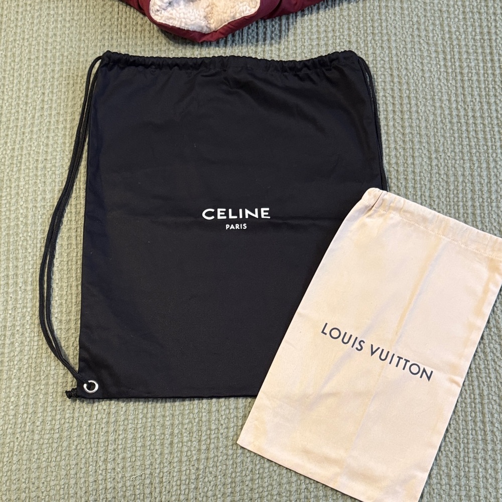 Celine and Louis Vuitton Dust Bags